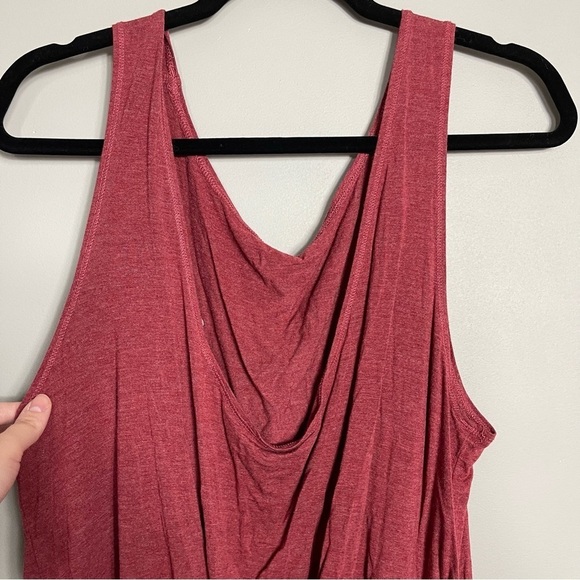 Zyia Red Twist Tank Size XXL Scoop Back Work Out Tank Top Activewear Athleisure - Picture 6 of 8